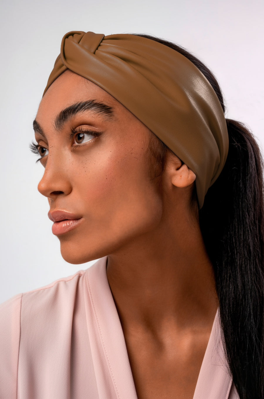 Sefu Lastikli Düğüm Detaylı Saç Bandı