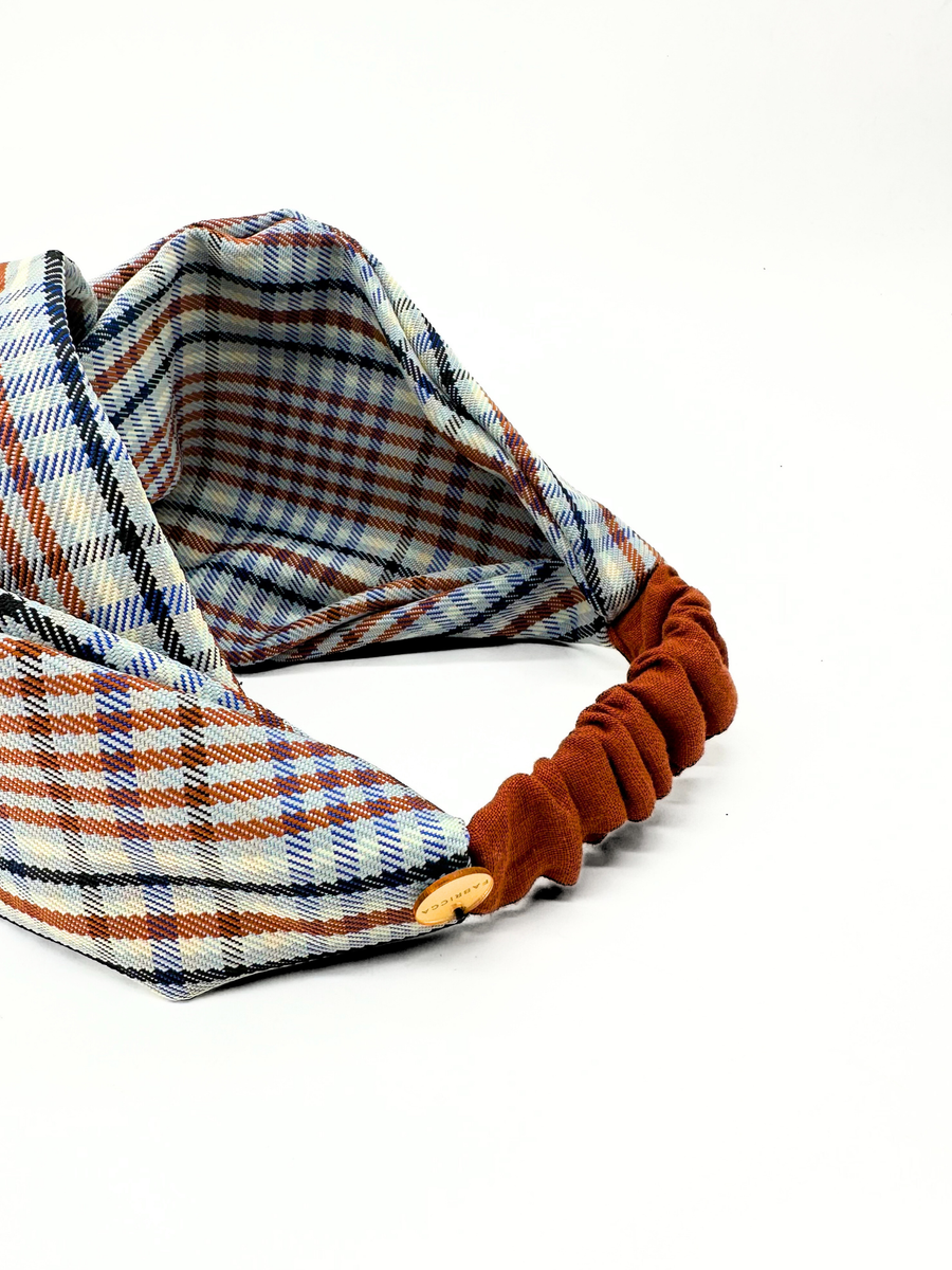 Okina Lastikli Düğüm Detaylı Saç Bandı