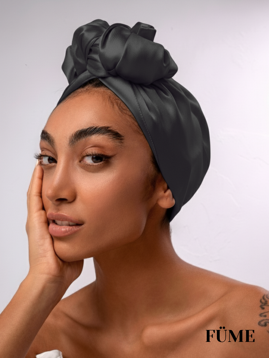 Düz Renk İçi Telli Saten Saç Bonesi (11 Renk Seçeneği)