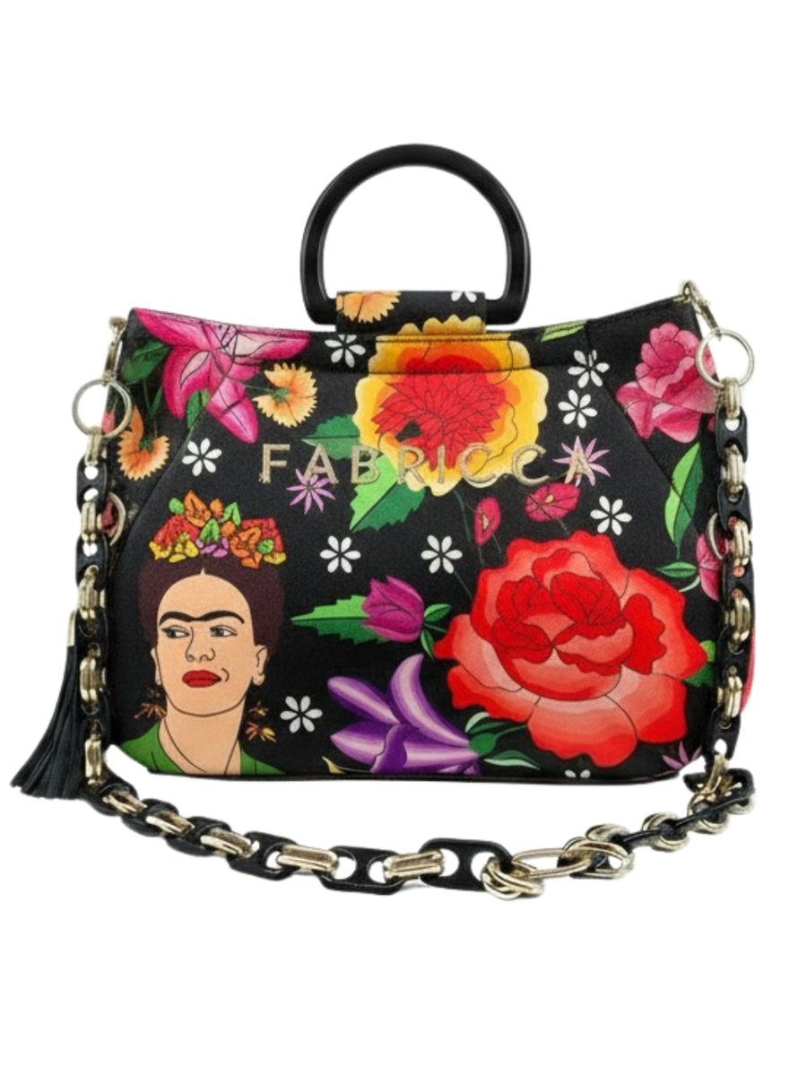 Frida Çift Taraflı Kulplu Omuz Çantası
