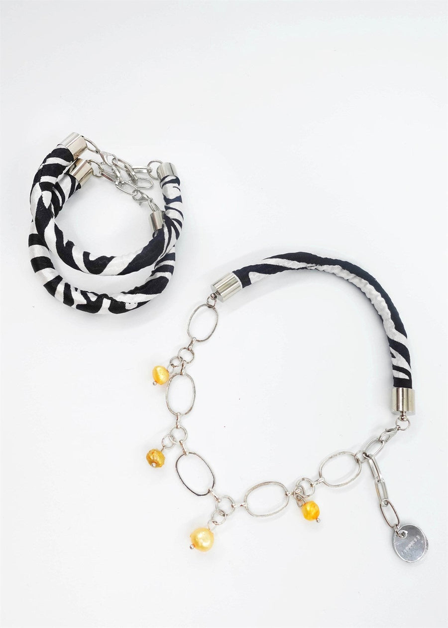 Yellow Pearl Bileklik Seti